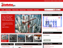 Tablet Screenshot of infrastructure21.com